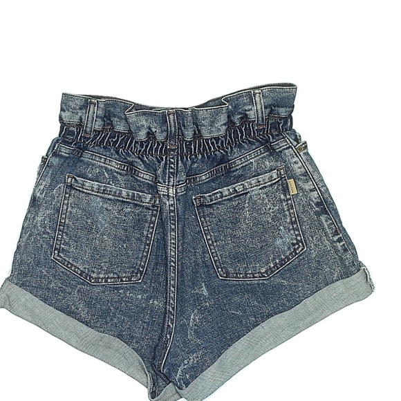 Retrofete Hailey denim shorts Medium Blue 27 - Picture 3 of 6